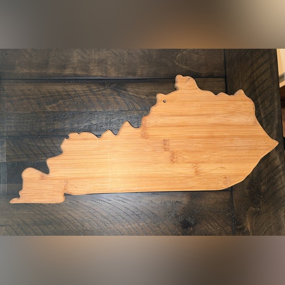 Totally Bamboo State of Kentucky Shaped Bamboo Cutting Board - Picture 1 of 3